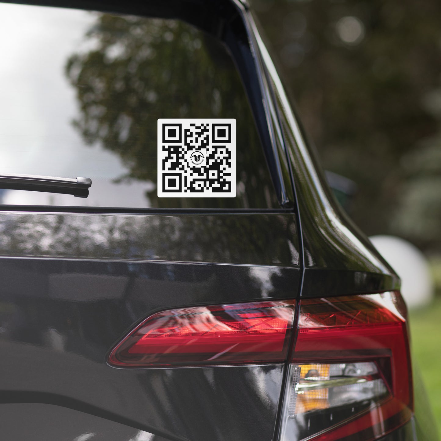 QR code Bubble-free stickers