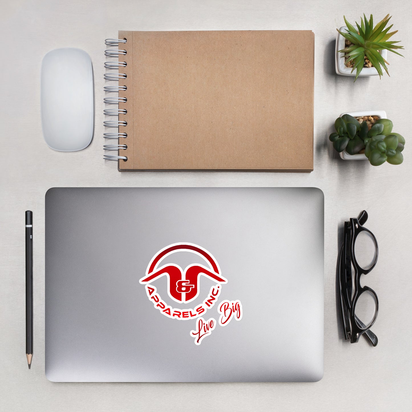 A&A Apparel Live Big Bubble-free stickers