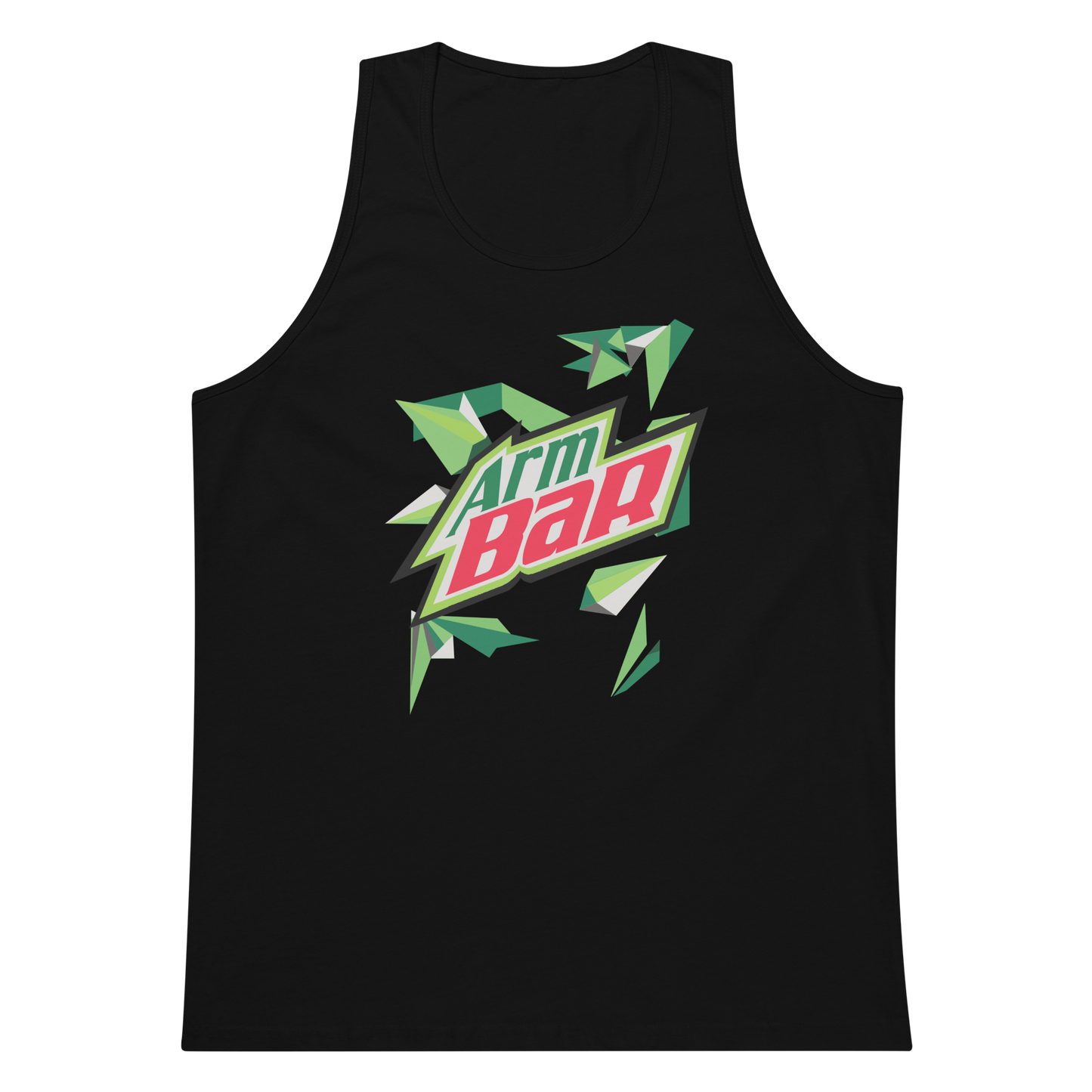 "Arm Bar" Built Big Men’s premium tank top