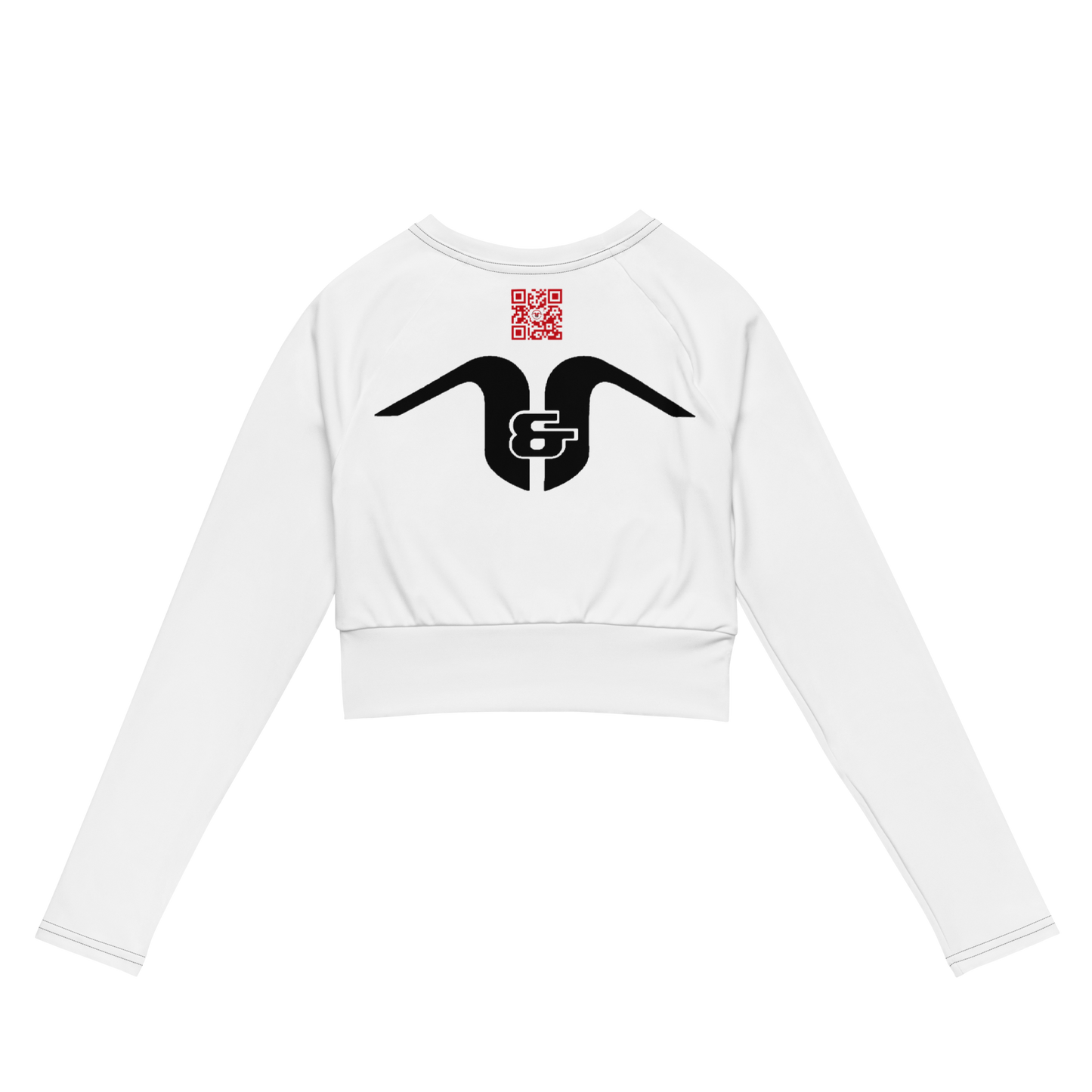 A&A Back Logo long-sleeve crop top