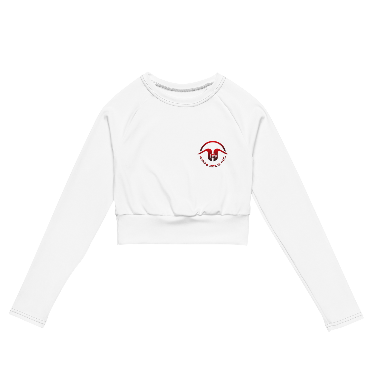 A&A Back Logo long-sleeve crop top