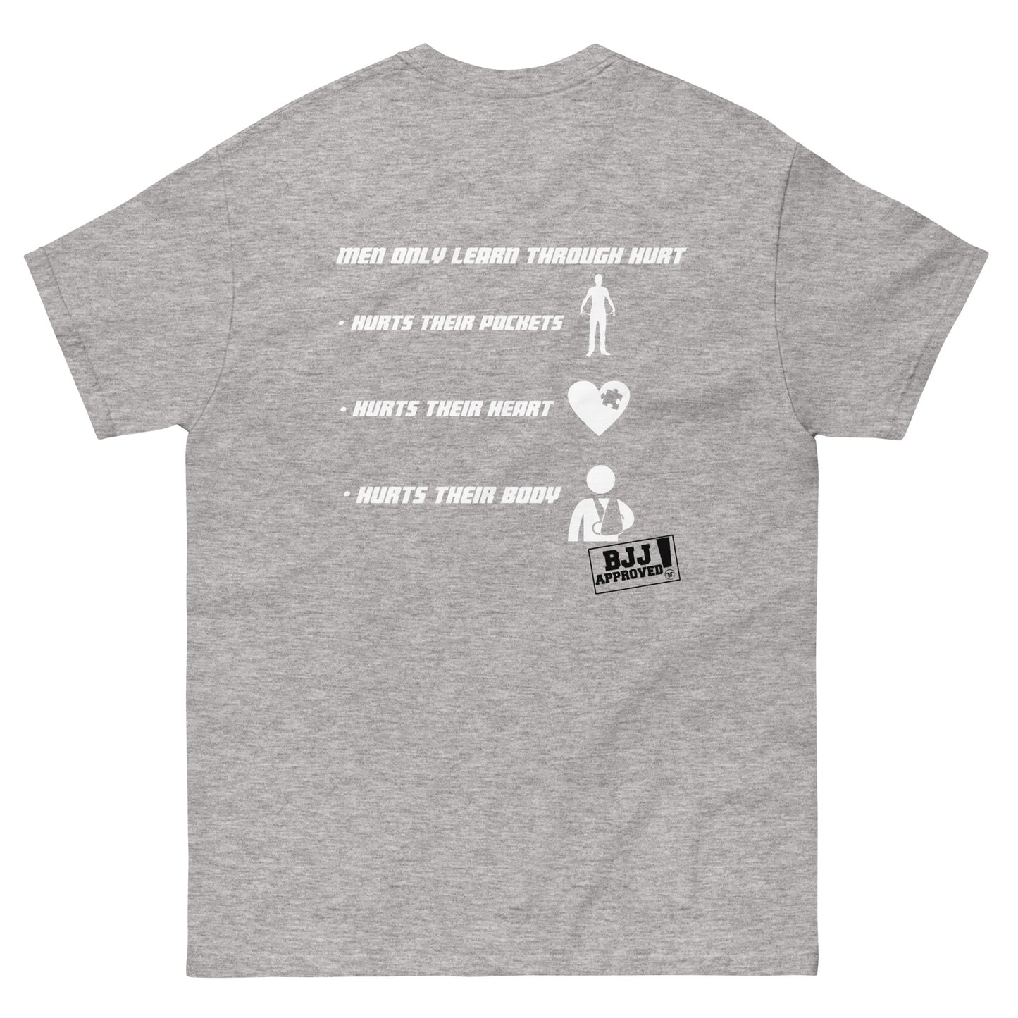 Men Only Learn From Hurt Classic Tee