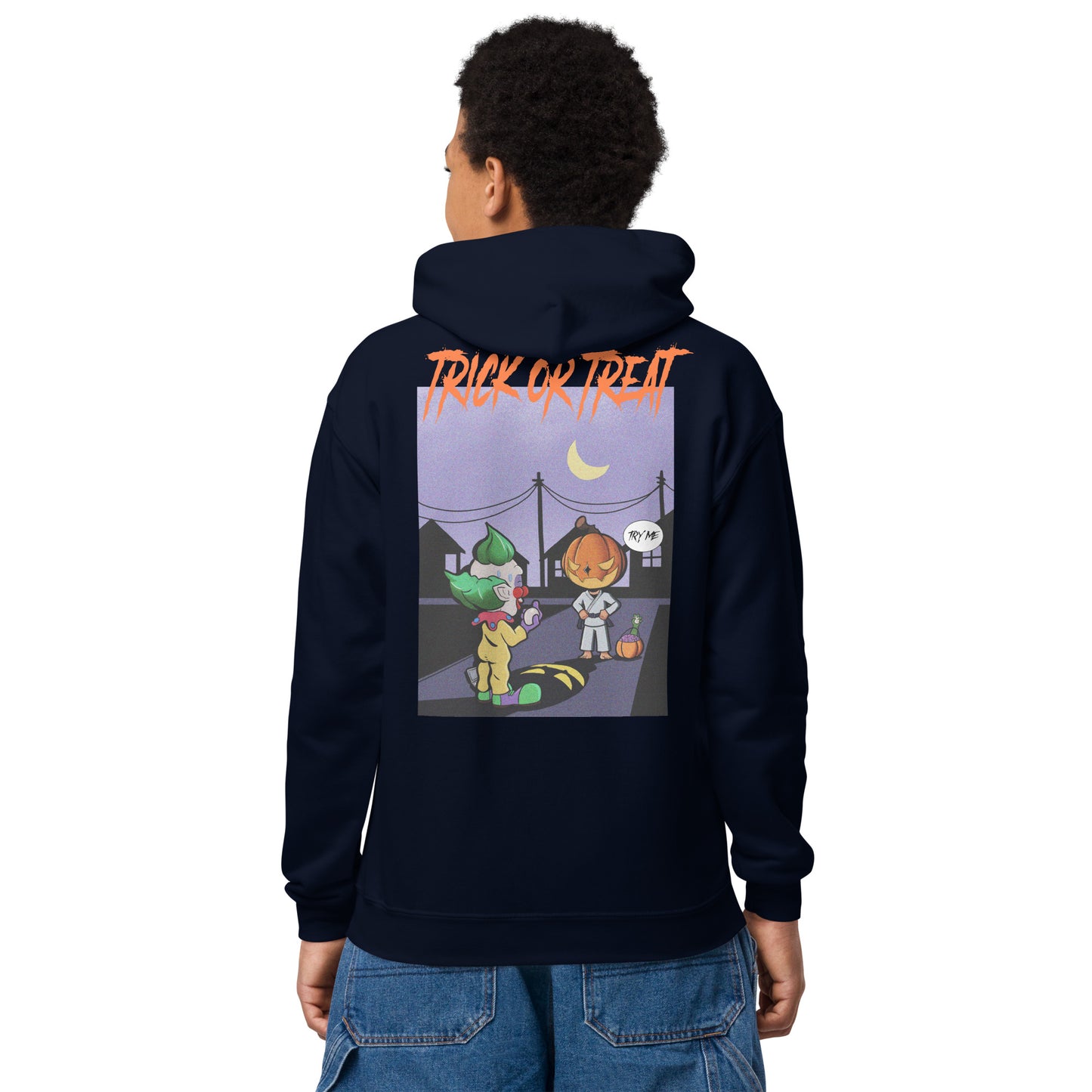 "Trick or Treat" Youth heavy blend hoodie