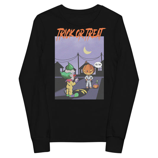 "Trick or Treat" Youth Long Sleeve Shirt